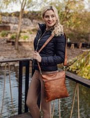 Vuch Dámská crossbody kabelka Prisco Brown