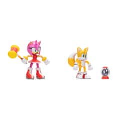 Grooters Figurky Sonic 2 ks Amy + Tails 10 cm