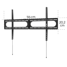 Hama nástěnný držák TV až 120", 1100x600, fixní, 100 kg