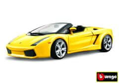 BBurago Lamborghini Gallardo Spyder metalíza žlutá 1:18