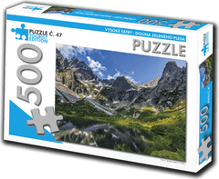 Tourist Edition TOURIST EDITION Puzzle Vysoké Tatry, Dolina Zeleného plesa 500 dílků (č.47)