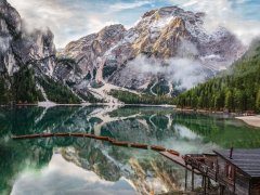 Ravensburger RAVENSBURGER Puzzle Lago di Braies, Itálie 1500 dílků