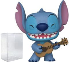 CurePink Figurka Funko|POP! Vinyl Disney|Lilo & Stitch: Stitch s ukulele (výška 9 cm)