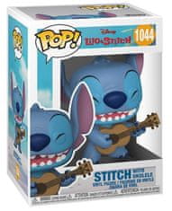 CurePink Figurka Funko|POP! Vinyl Disney|Lilo & Stitch: Stitch s ukulele (výška 9 cm)