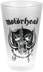 CurePink Sklenice Motörhead: Logo (objem 500 ml)