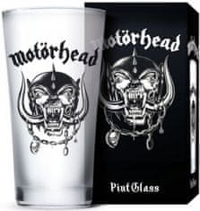 CurePink Sklenice Motörhead: Logo (objem 500 ml)