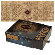 CurePink Puzzle Harry Potter: The Marauder's Map 1000 kusů (89 x 33 cm)