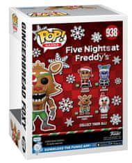 CurePink Figurka Funko|POP! Vinyl Five Nights At Freddy's|Pět nocí u Freddyho: Sváteční Foxy (výška 9 cm)