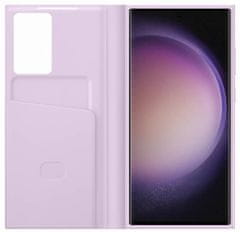 Samsung EF-ZS918CVE Clear View Pouzdro pro Galaxy S23 Ultra Lilac