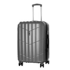 Aga Travel Cestovní kufr 77x48x30 cm MR4669 Šedý