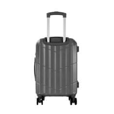 Aga Travel Cestovní kufr 66x43x25cm MR4669 Šedý