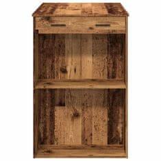 Vidaxl Barový stůl old wood 102 x 70 x 103,5 cm kompozitní dřevo