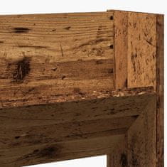 Vidaxl Nástěnný botník old wood 80 x 18 x 90 cm kompozitní dřevo