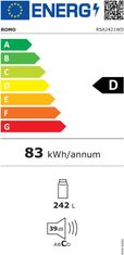 Romo CHLADNIČKA RSA2421WD + 4 roky záruka po registraci