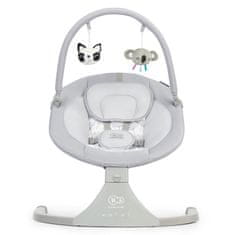 Kinderkraft Lehátko houpací s melodií 2v1 Luli grey, do 9 kg