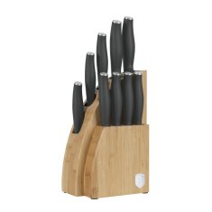 Berlingerhaus Sada nožů se stojanem BAMBOO 10 ks Antracit Collection BH-2758