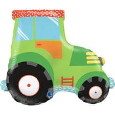 Grabo Fóliový balónek supershape Traktor zelený 69cm