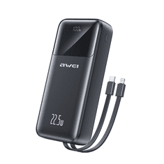 Awei Powerbanka P107K 20 000 mAh, 22,5 W, černá