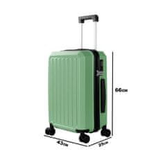 Aga Travel Cestovní kufr 66x43x25cm MR4668 Zelený