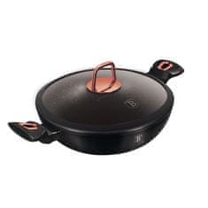 Berlingerhaus BH-7112 Pánev WOK s poklicí 30 cm Black Rose Collection