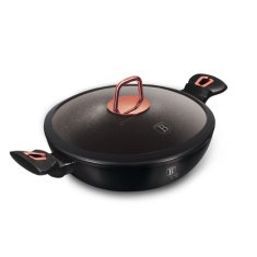 Berlingerhaus BH-7112 Pánev WOK s poklicí 30 cm Black Rose Collection