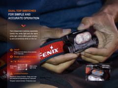 Fenix Nabíjecí čelovka Fenix HM65R-T V2.0 černá