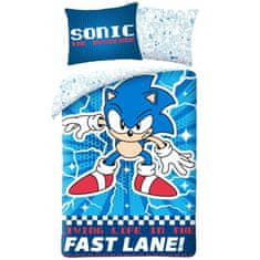 Halantex Souprava ložního povlečení Ježek Sonic - Fast lane