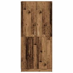 Vidaxl Šatní skříň old wood 80 x 52 x 180 cm kompozitní dřevo