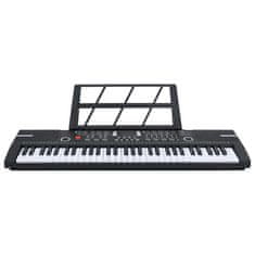 Vidaxl 61 kláves Piano Electric Keyboard s hudebním stojanem pro děti