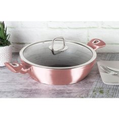 Berlingerhaus Pekáč s poklicí s titanovým povrchem 28 cm I-Rose Edition BH-6037