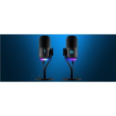 Logitech Mikrofon Yeti GX RGB s LIGHTSYNC - černý