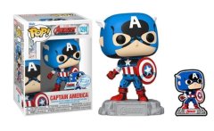 Funko Pop! Sběratelská figurka Avengers Captain America with Pin 1290