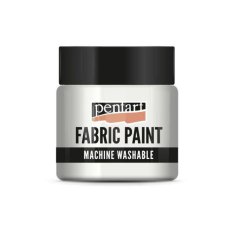 Pentart Barva na textil perleťová bílá 50ml,