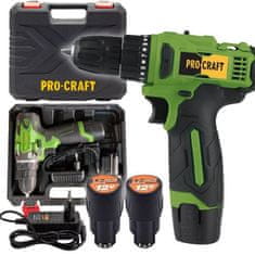 Procraft Aku vrtací šroubovák Procraft PA12Li | PA12Li, 6972622484084