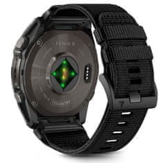 Tech-protect Nylon Classic řemínek na Garmin Fenix 5 / 6 / 6 Pro / 7 / 8 47mm / E, black