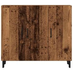 Vidaxl Příborník old wood 90 x 34 x 80 cm kompozitní dřevo