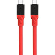 Tactical Fat Man kabel USB-C/USB-C (1m) červený, 8596311227912