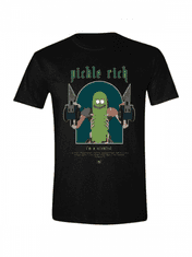 Tričko Rick and Morty - Pickle Rick (velikost L)