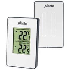 Alecto WS-1050 meteorologická stanice s bezdrátovým senzorem, bílá