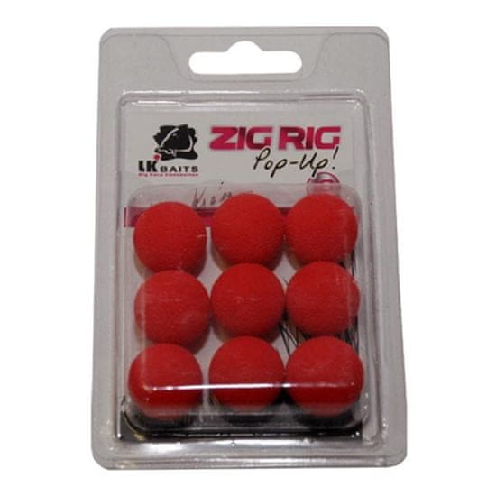 Lk Baits ZIG RIG Pop–Up 18 mm – Red