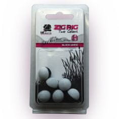 Lk Baits ZIG RIG Pop–Up 14 mm – Black/White