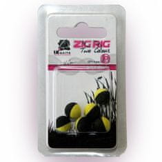 Lk Baits ZIG RIG Pop–Up 10 mm – Black/Yellow