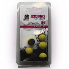 Lk Baits ZIG RIG Pop–Up 14 mm – Black/Yellow