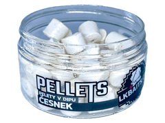 Lk Baits Pelety v dipu Česnek 12mm, 60g