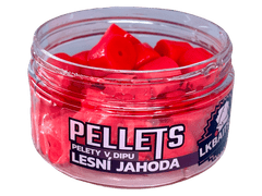 Lk Baits Pelety v dipu Lesní Jahoda 12mm, 60g