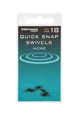 Drennan rychlovýměnný obratlík Quick Snap Swivels vel. 18