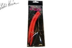 Lk Baits návazec na tresky 12/0 14cm Glitter Lumino Red/Červený