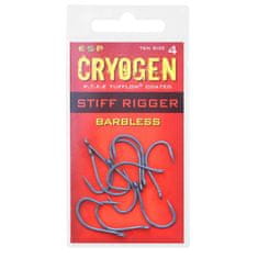 E.S.P ESP háčky Cryogen Stiff Rigger Barbless vel. 4 10ks