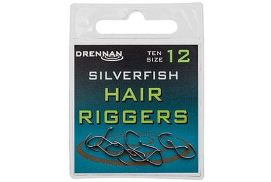 Drennan háčky bez protihrotu Silverfish Hair Riggers Barbless vel. 12