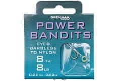 Drennan návazce Power Bandits Barbless vel. 10 / 8lb